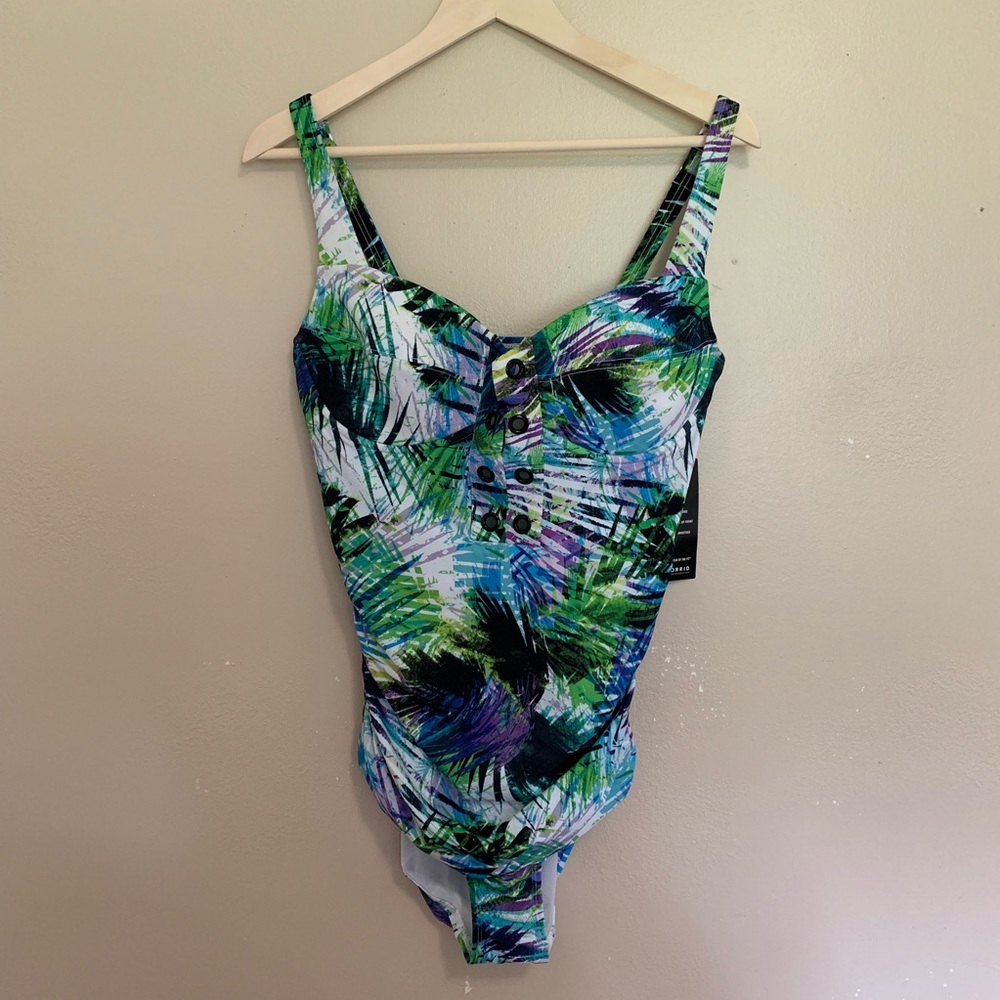 Torrid swim suit tropical one piece